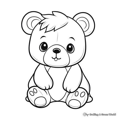 Bear Printable Coloring Pages