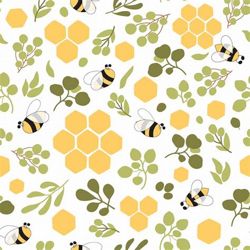 Bee Pattern Printable