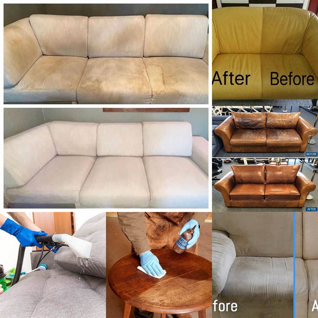 Before and After Cleaning Photos