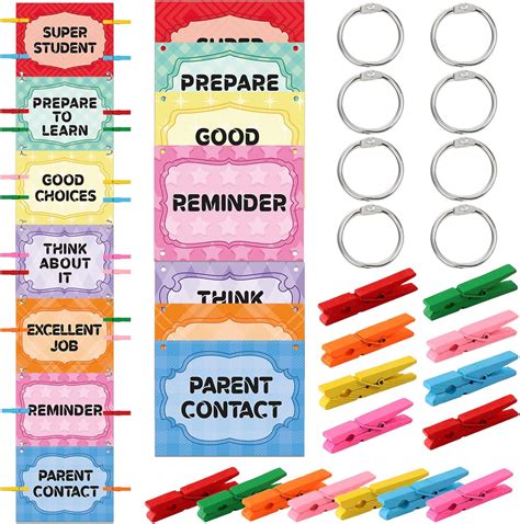 Behavior Chart Clothespins
