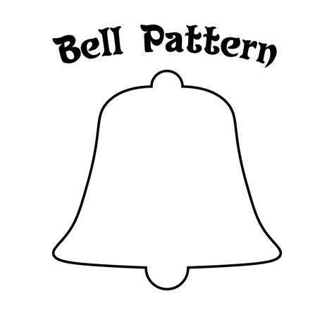 Bell Template Christmas