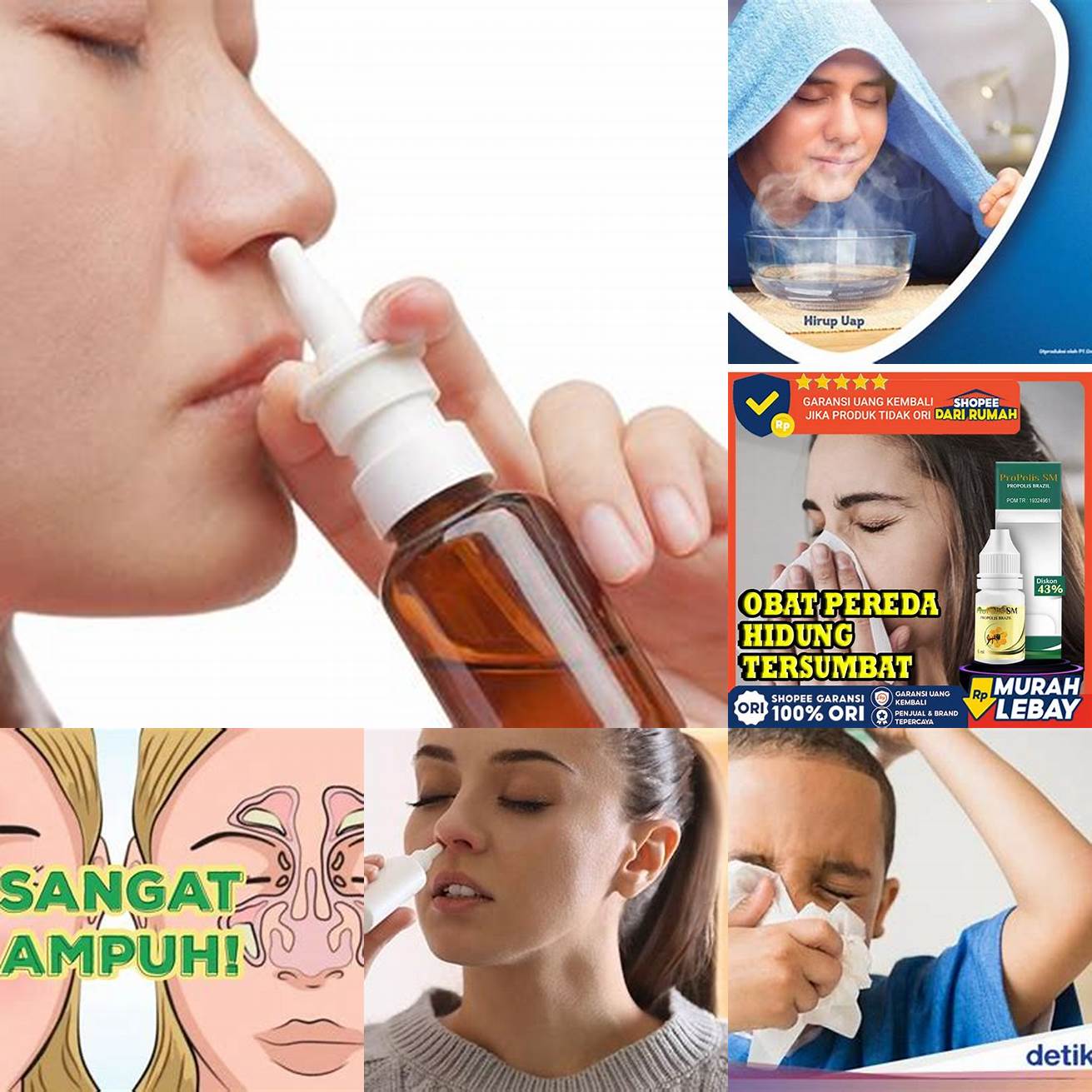 Berikan obat pereda hidung tersumbat