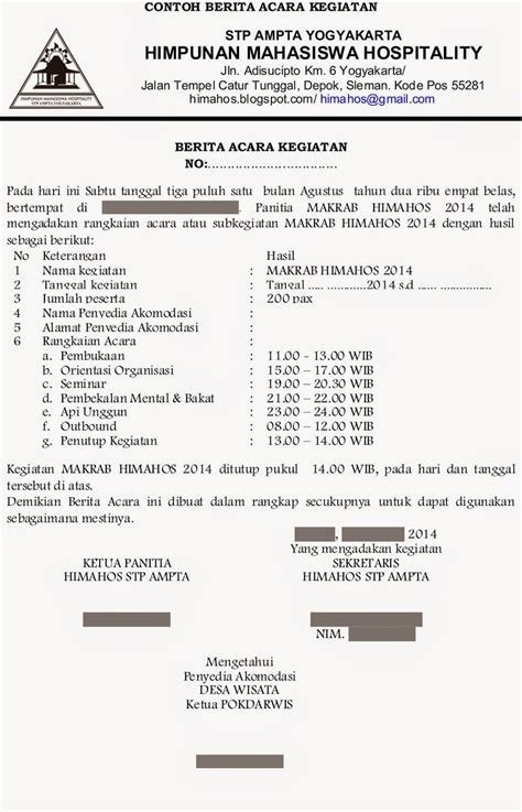 Berita Acara