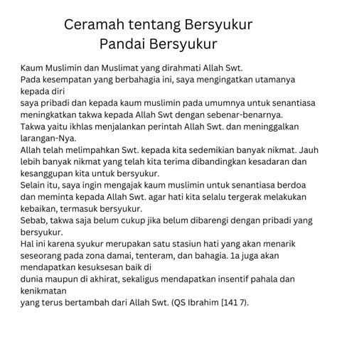 Bersyukur