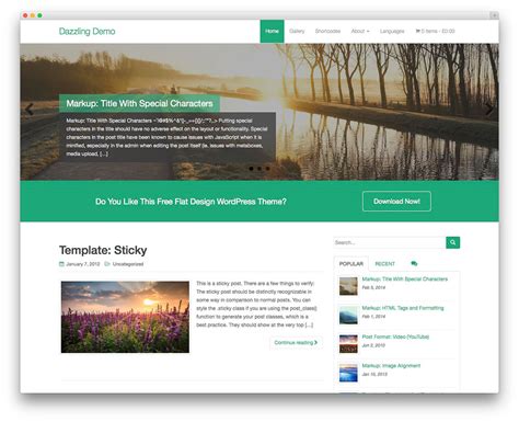 Best Free Template Wordpress
