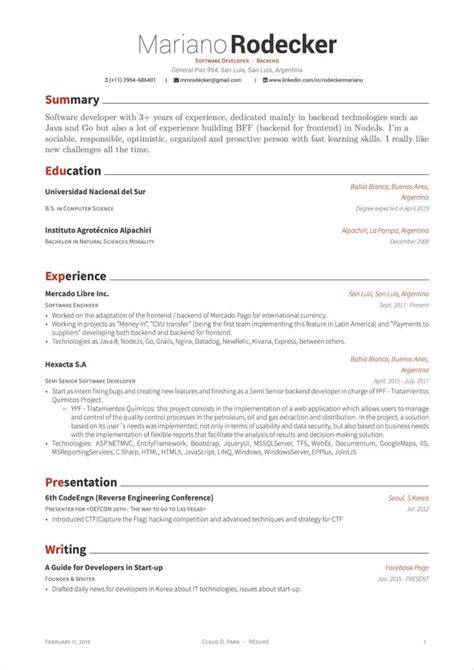 Best Latex Cv Template