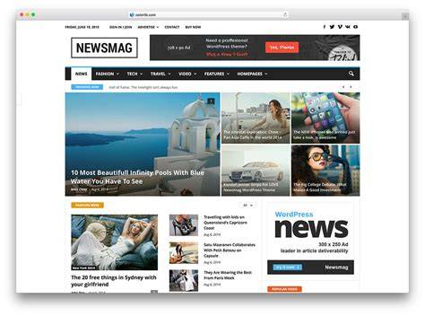 Best News Template Wordpress