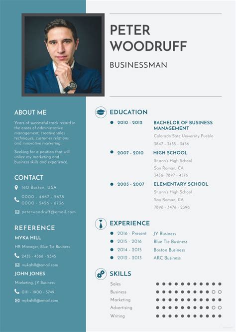 Best Resume Templates For Business
