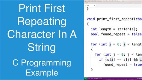 Best way to repeat a character in C