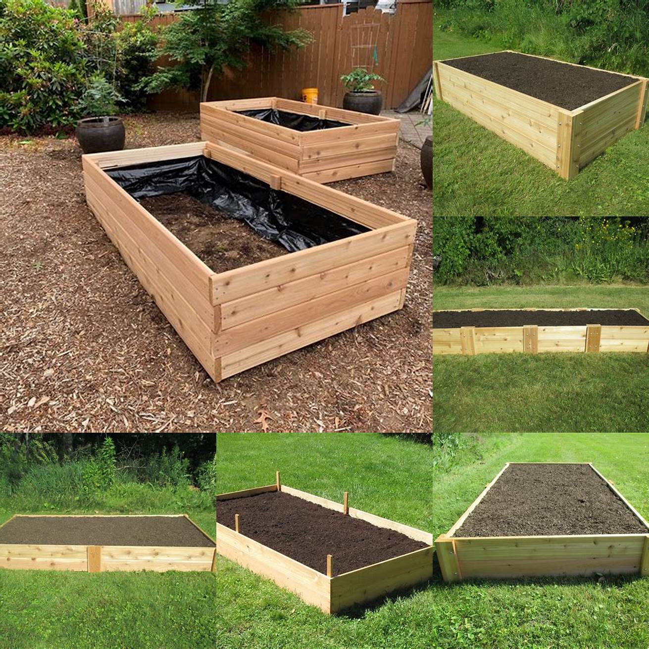 Better Soil Quality Cedar Raised Garden Beds allow you to control the soil quality more effectively