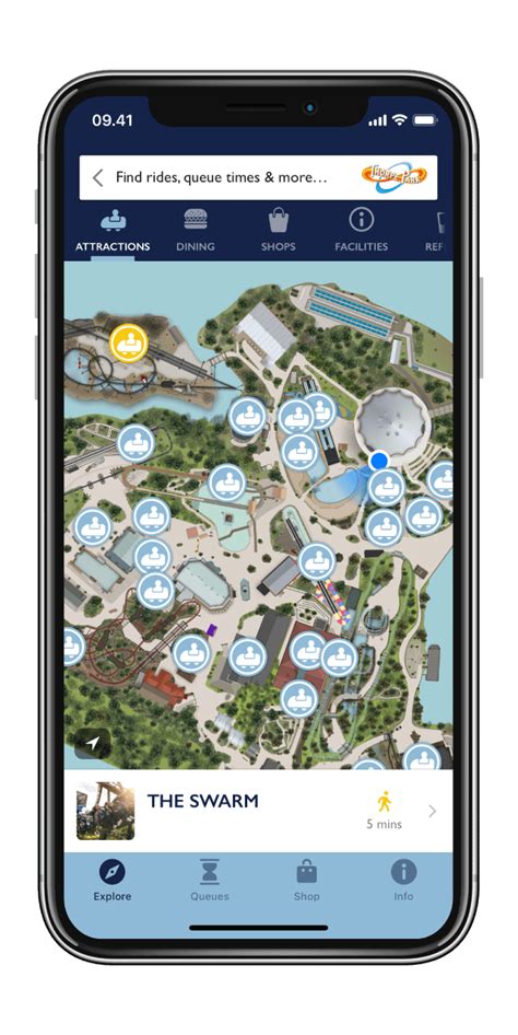 Better integration with social media for the Thorpe Park app