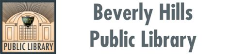 Beverly Hills Public Library Catalog
