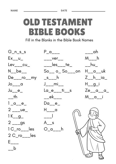 Bible Activities For Kids Printable