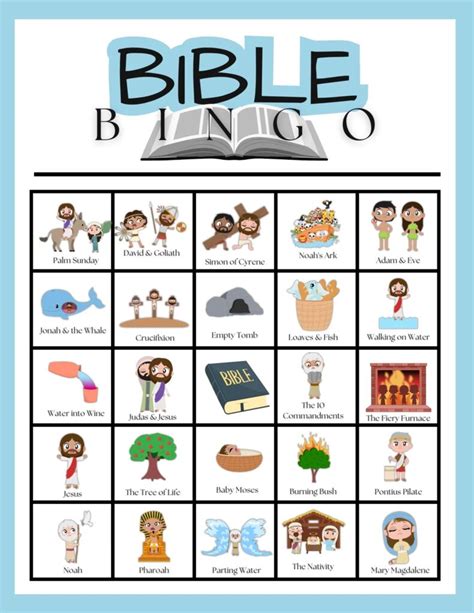 Bible Bingo Printable