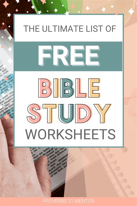 Bible Study Free Printables