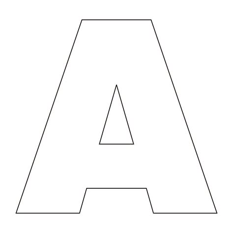 Big Letter A Printable