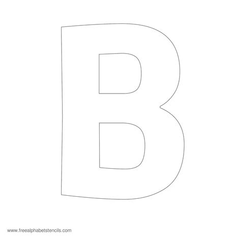 Big Letter Printable