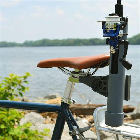 Bike Fishing Pole Holder Frees up Space