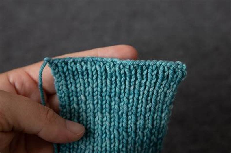 Binding Off In Knitting Pattern