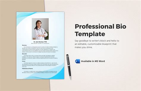 Bio Templates Free