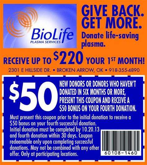 New Donor Coupon