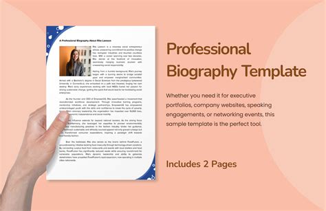 Biography Template Google Docs