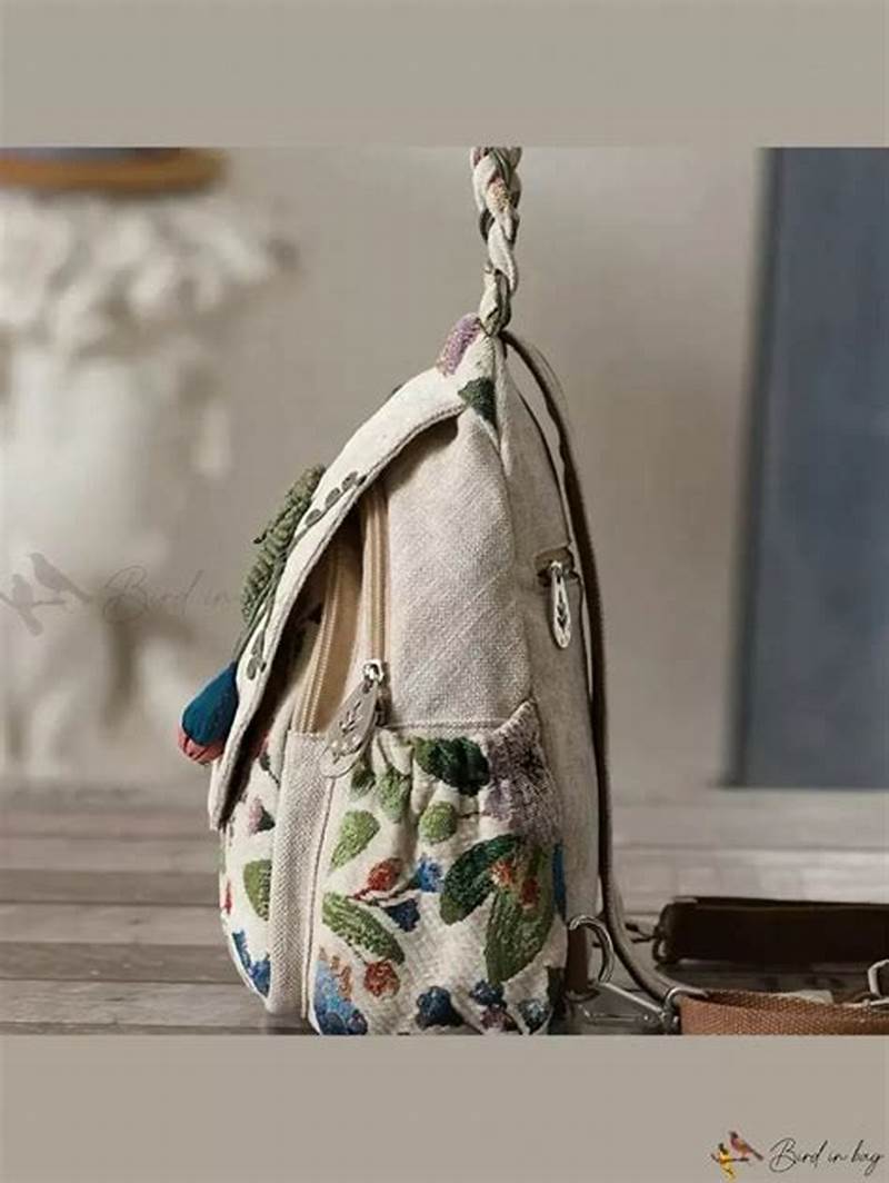 Bird Pattern Backpack