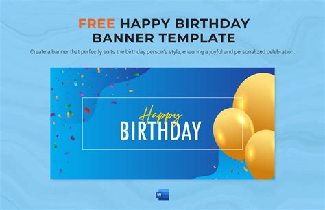 Birthday Banner Templates