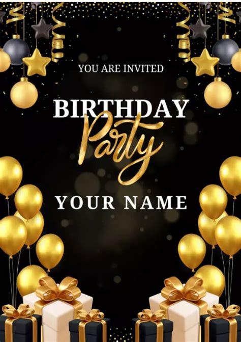Birthday Flyers Template