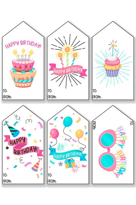 Birthday Present Tags Printable