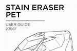 Bissell Pet Stain Eraser Instruction Manual