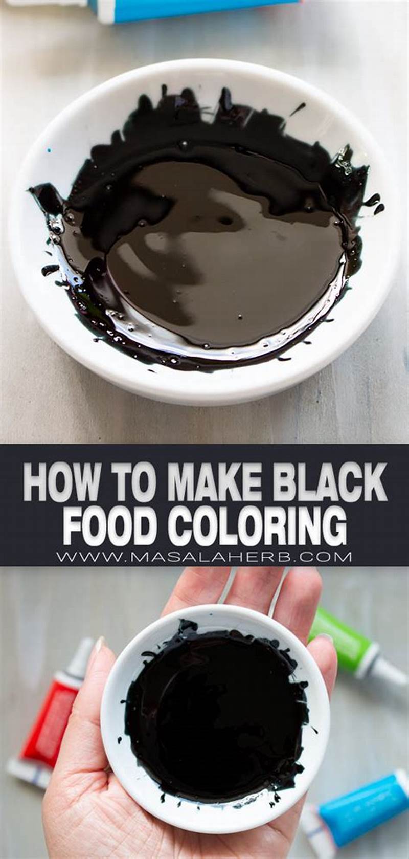 Black Food Coloring Mix