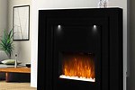 Black Free Standing Electric Fire