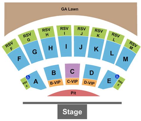 Black Oak Amphitheater Seating Chart
