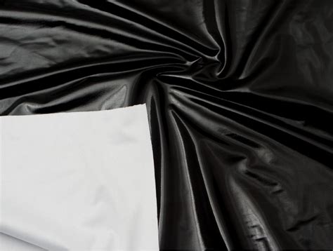 Black Vinyl Fabric