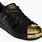 Black and Gold Adidas Shoes