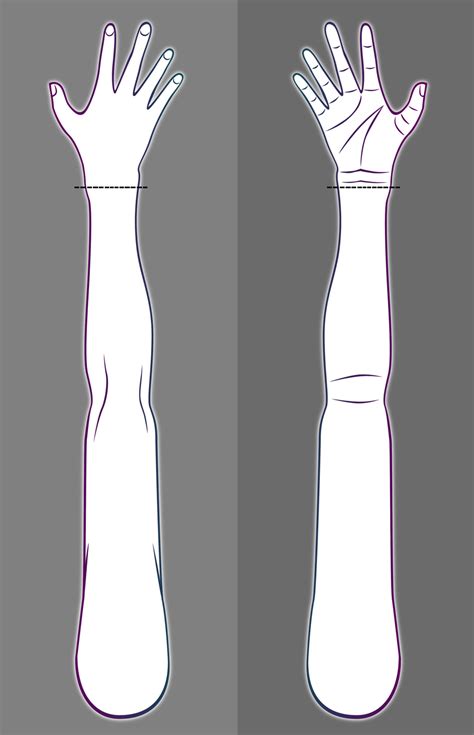 Blank Arm Template For Tattoo