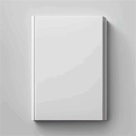 Blank Book Cover Template