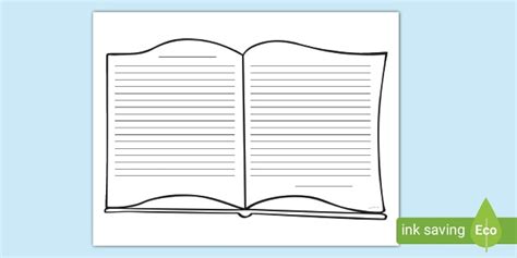 Blank Book Template