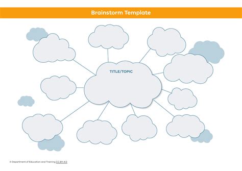 Blank Brainstorm Template