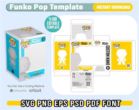 Blank Funko Pop Template
