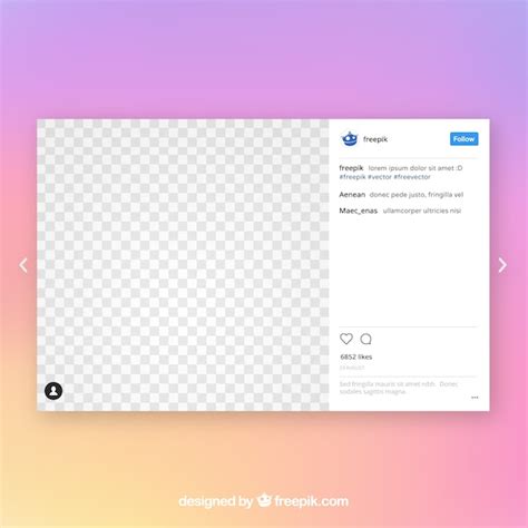 Blank Instagram Comment Template