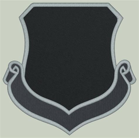 Blank Military Patch Template