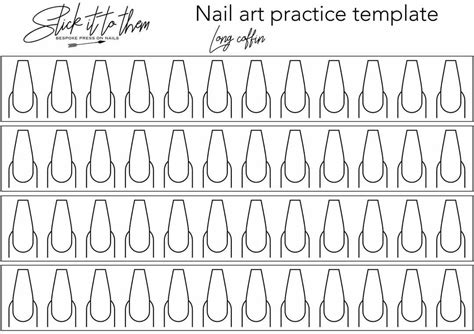 Blank Nail Chart