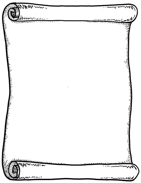 Blank Scroll Template