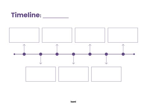 Blank Time Line Template