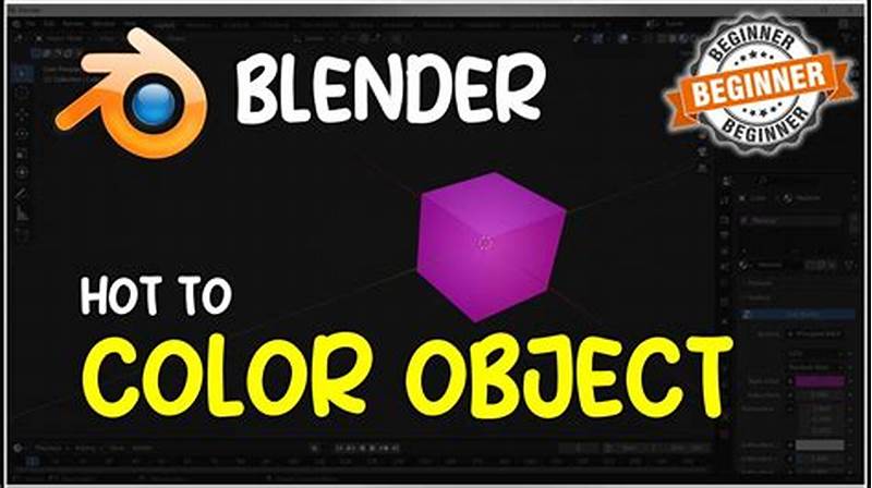 Blender Coloring Tutorial