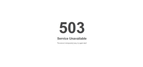 Common Causes Behind the 503 Error