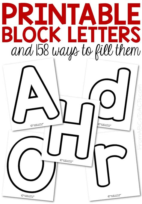 Block Letter Templates