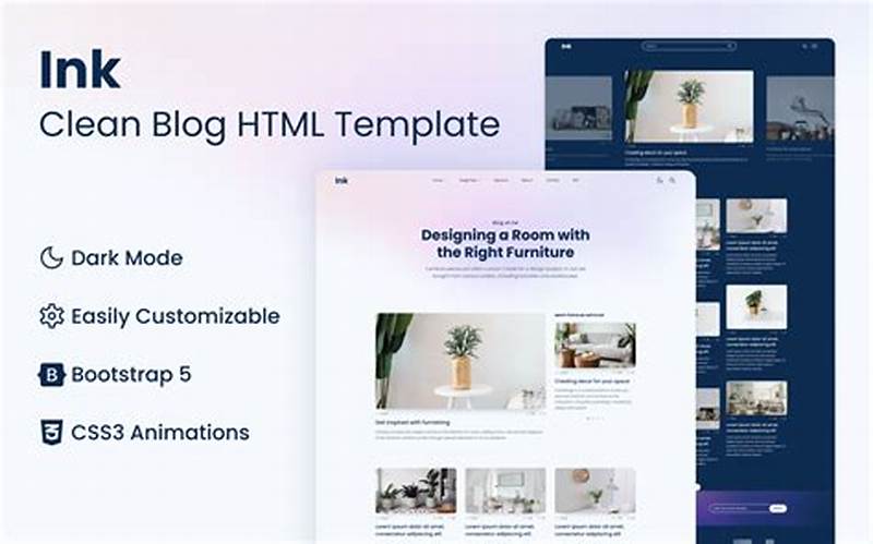 Blog Clean Latest Html Template